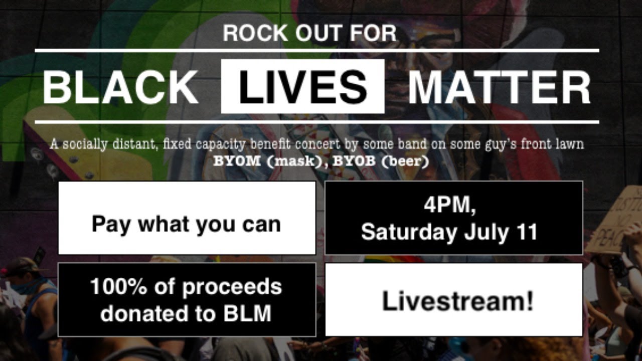 ROCK OUT for #BLM - A Benefit Rock Concert for Black Lives Matter - YouTube