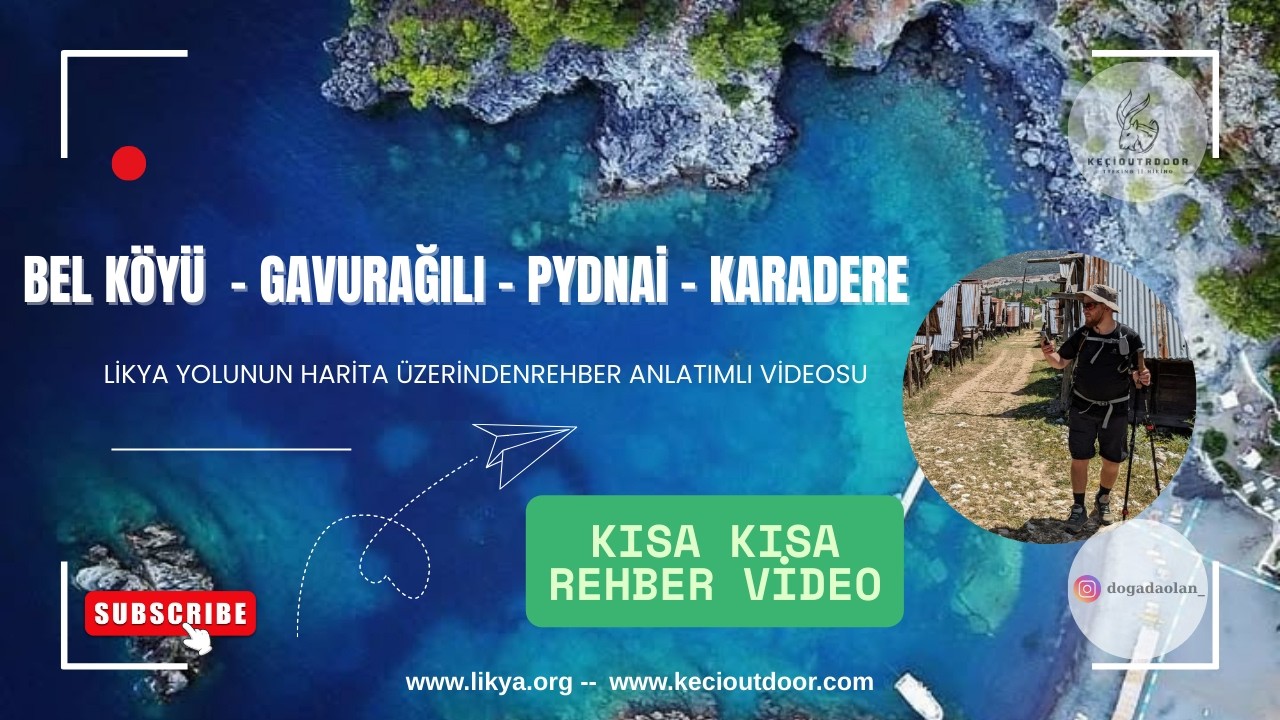 Likya Yolu | Lycian Way Bel | Gavurağılı | Karadere Parkuru