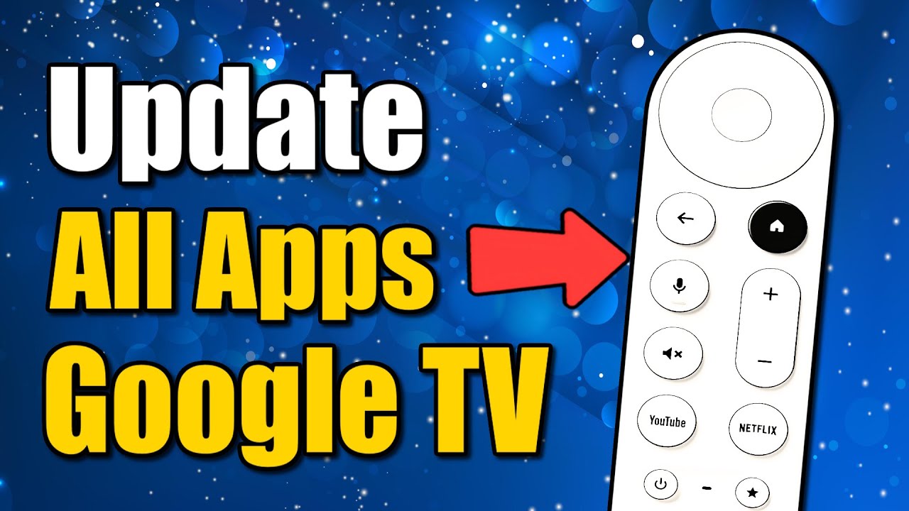 How to update all your Apps on Google TV streamer - YouTube