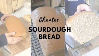 Cheater SOURDOUGH Bread ||  Using yeast in sourdough bread recipes