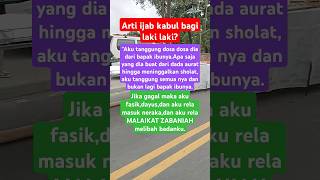 Arti Ijab Kabul Bagi Laki Laki  love ijabqabul suami istri orangtua neraka malaikatfyp