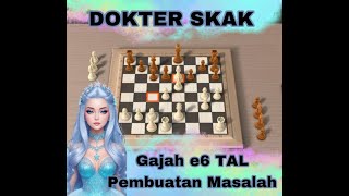 GAJAH e6 TAL SI PEMBUAT MASALAH II STUDY CHESS WITH TAL