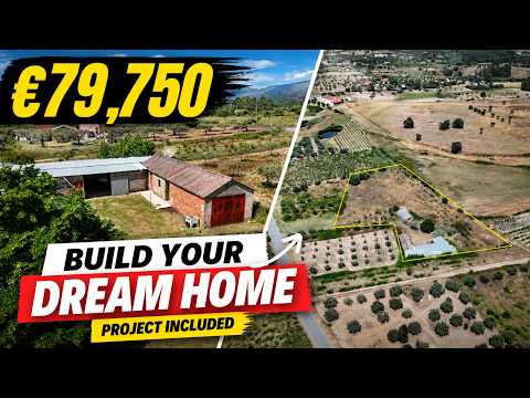 Video 5,766 m² Farm for Sale in Central Portugal | House Project Included | €79,750