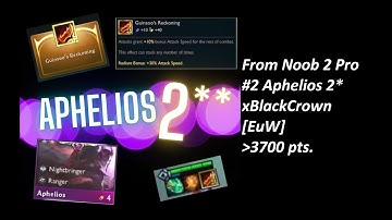 TFT [Teamfight Tactics] | [FN2P | #2] | HYPER ROLL | Aphelios 2**