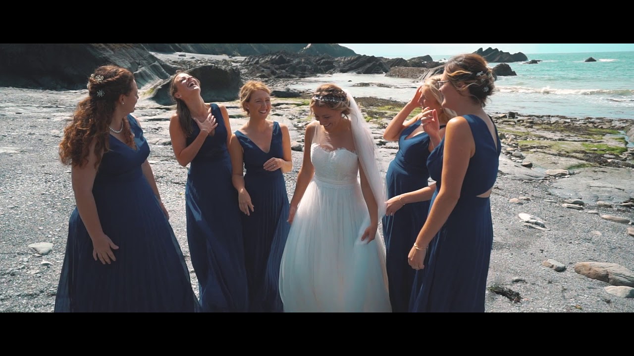 Becki Tom Wedding Film Highlights At Tunnels Beaches Ilfracombe