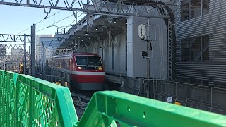 とうきょうスカイツリー駅東武200系特急りょうもう発車