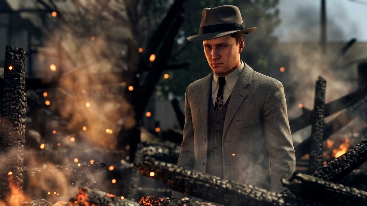 L.A. Noire Arson Desk The Gas Man Case 1 4K 60FPS