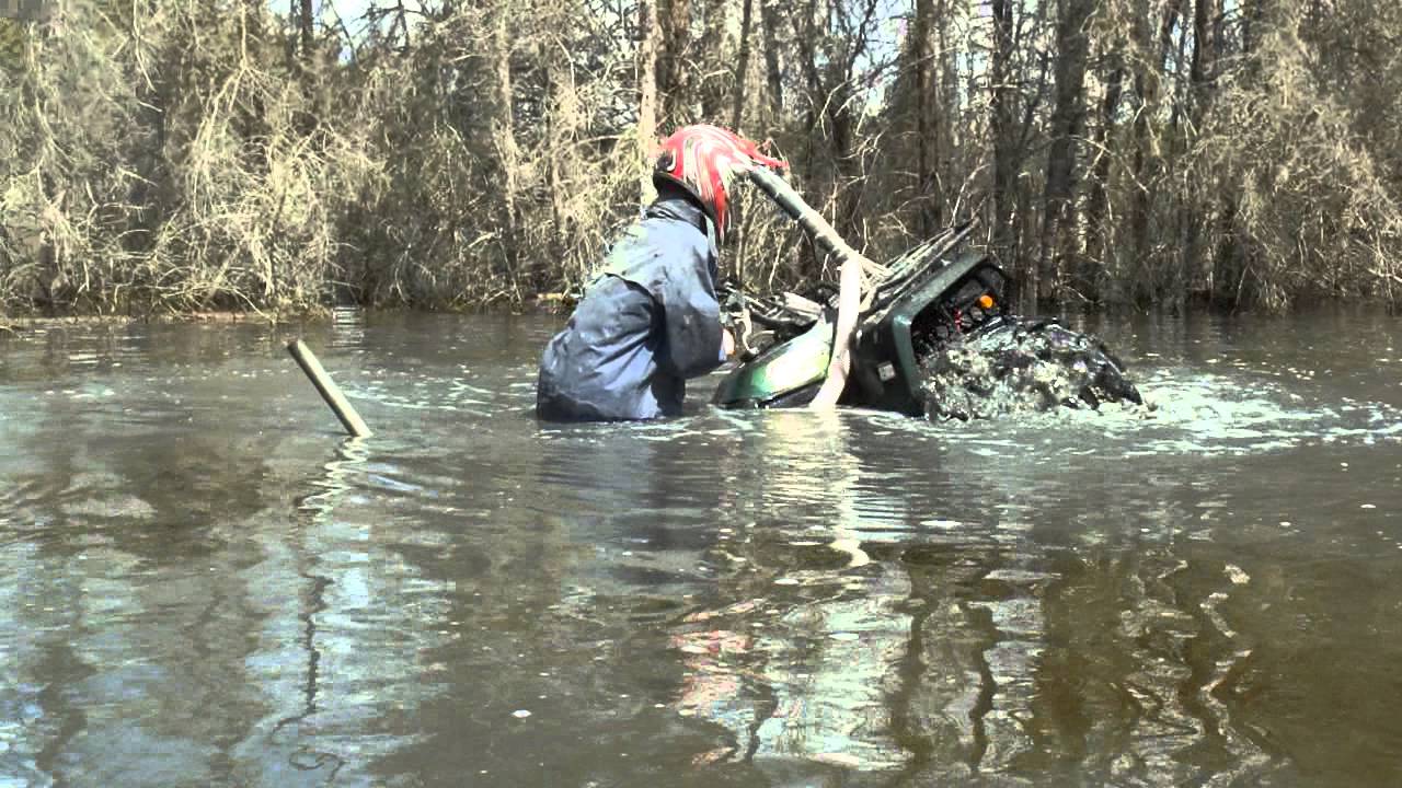 Modded ATV's Getting It Done Deep Water YouTube