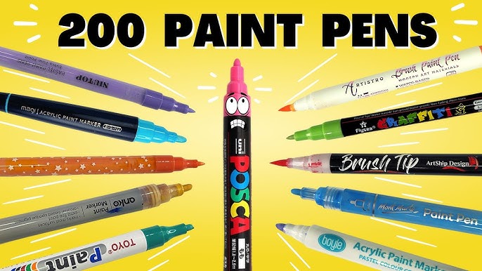 POSCA Markers for Kids? Yes!, Unboxing and Test