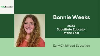 Substitute teacher talks about the joy and flexibility of her work | Bonnie Weeks | Kelly Education