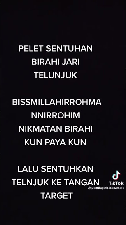 pelet jari telunjuk ayo yang minat