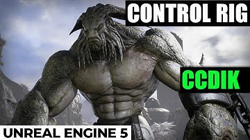 CCDIK node in control rig in unreal engine 5