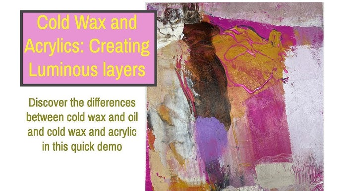 What is this cold wax technique, my favorite painting technique.