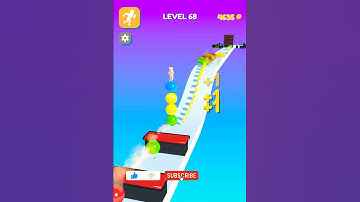 Stack rider game - Level 68 - Android,iOS Gameplay - New Update | walkthrough All levels #shorts
