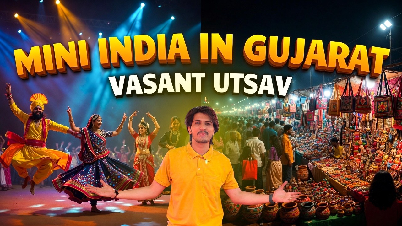 Poora India Ek Hi Jagah! 😍 Vasantotsav 2026 Gandhinagar | Sanskriti Kunj