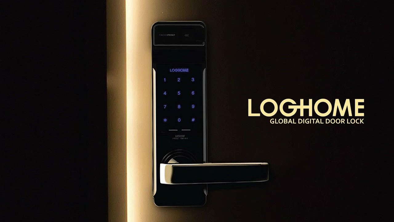  Kunci  Pintu  Digital LOGHOME LH5000F SK YouTube