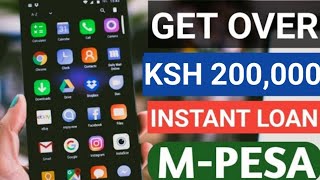 Get KSH.200,000 cash Loan through M-pesa Kenya/get loan in app/How to get loans with listen on CRB screenshot 1