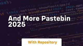 And more pastebin 2025