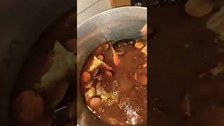 Video thumbnail of "New Orleans Louisiana Gumbo. Granny Recipe #FOOD #GUMBO #louisiana #Fyp #foodblogger #nola #recipe"