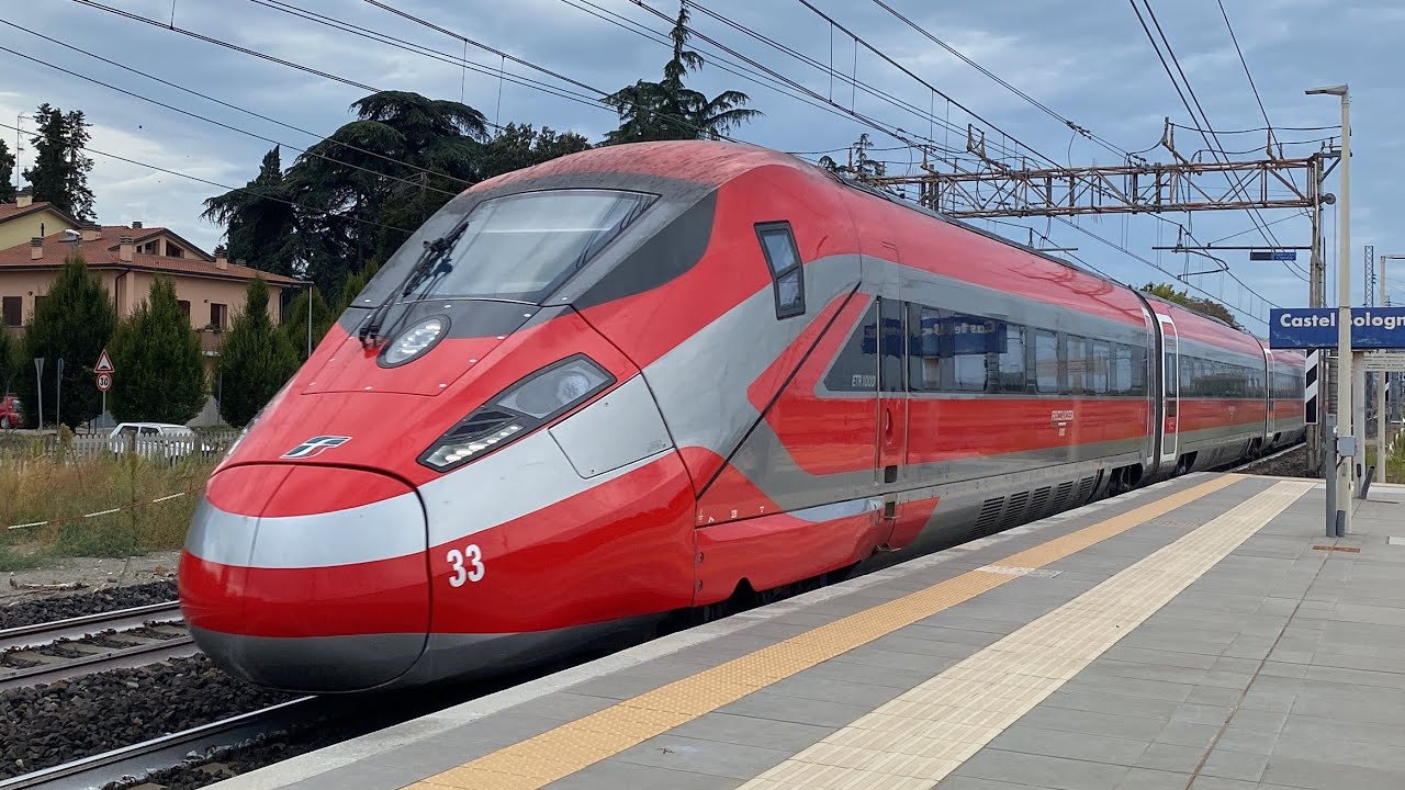 FRECCIAROSSA 1000, TRENI MERCI e altro in transito tra le stazioni di Imola e FAENZA!