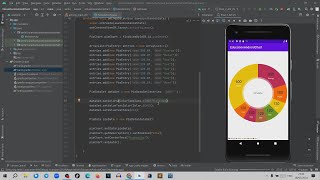 Как сделать круговую диаграмму в Андроид Студио. Android Studio.