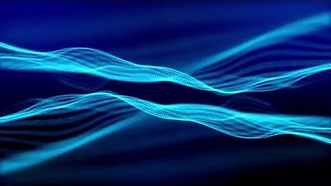 Blue Wave Particles Stock Motion Graphics