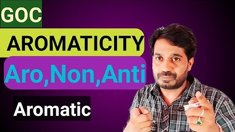 Aromaticity |Aromatic| Anti aromatic| Non aromatic| Huckel
