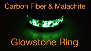 How to Make a Malachite and Carbon Fiber Glow Ring on a Lathe