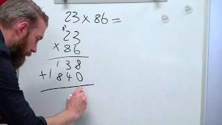 Numeracy -  How to Do Vertical Multiplication 2 Digit by 2 Digit