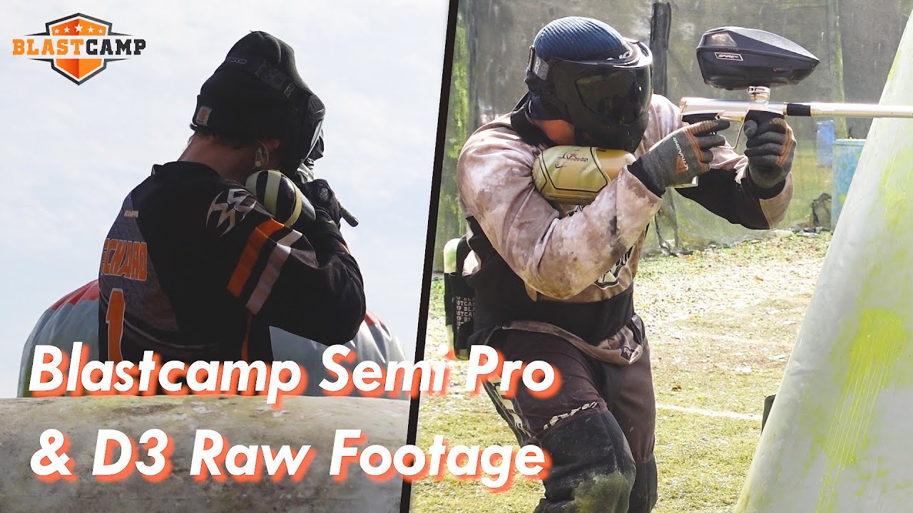 Blastcamp Semi Pro & D3 Raw Paintball Footage || MPPL Event 4 Practice
