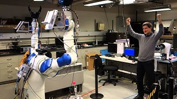 Motoman Dualarm Robot with Grippers and Kinect input