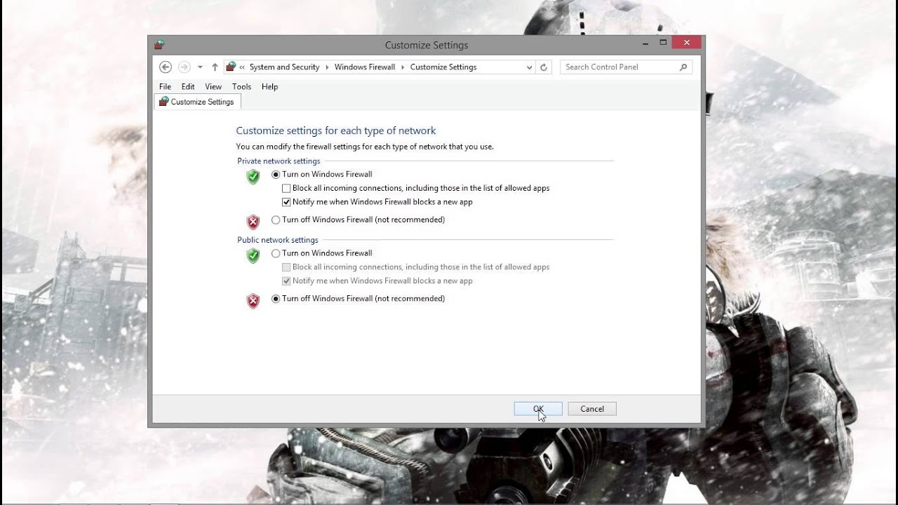 Optimize Windows Firewall