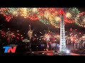 Corea del Norte recibió al año nuevo 2021 con un imponente show de fuegos artificiales