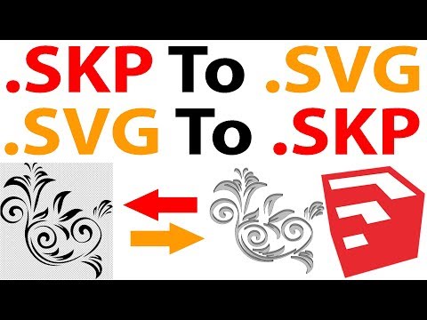 Export and Import  SVG Files in SketchUp |Update Video|