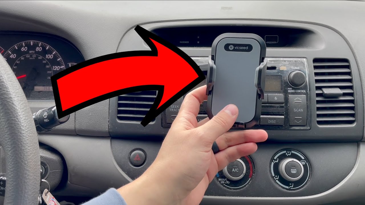 VICSEED 𝗠𝗶𝗹𝗶𝘁𝗮𝗿𝘆-𝗚𝗿𝗮𝗱𝗲 𝗦𝘁𝘂𝗿𝗱𝘆 Phone Mount for Car CD Slot & Air Vent Car Phone Holder Mount - Review