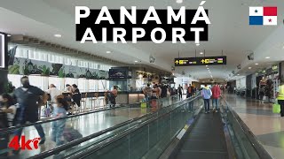 [4K] Walking in  passenger terminal.  Tocumen Airport (PTY), Panamá. 2021