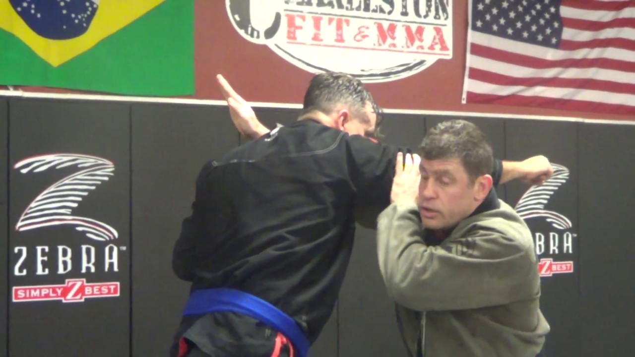 Karate Go Jiujitsu Technique 6 Arm Triangle Counter vs Cross Punch or