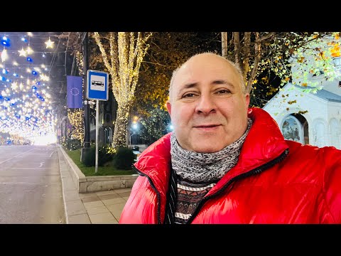 Тбилиси. Что происходит ночью на проспекте Руставели в канун новогодних праздников.
