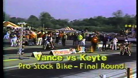 Motorcycle Drag Racing 1980 NHRA Cajun Nationals P...