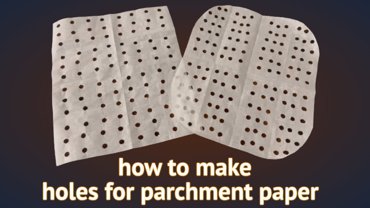 How to make Air fryer Perforated Parchment paper - Air Fryer Yum