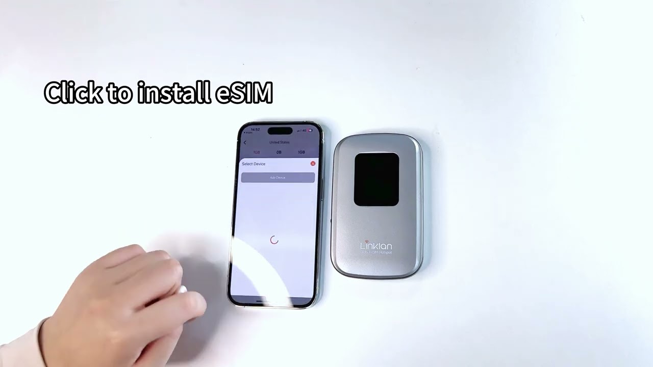 Linklan LA7 eSIM Tutorial - How can I install an eSIM on a hotspot