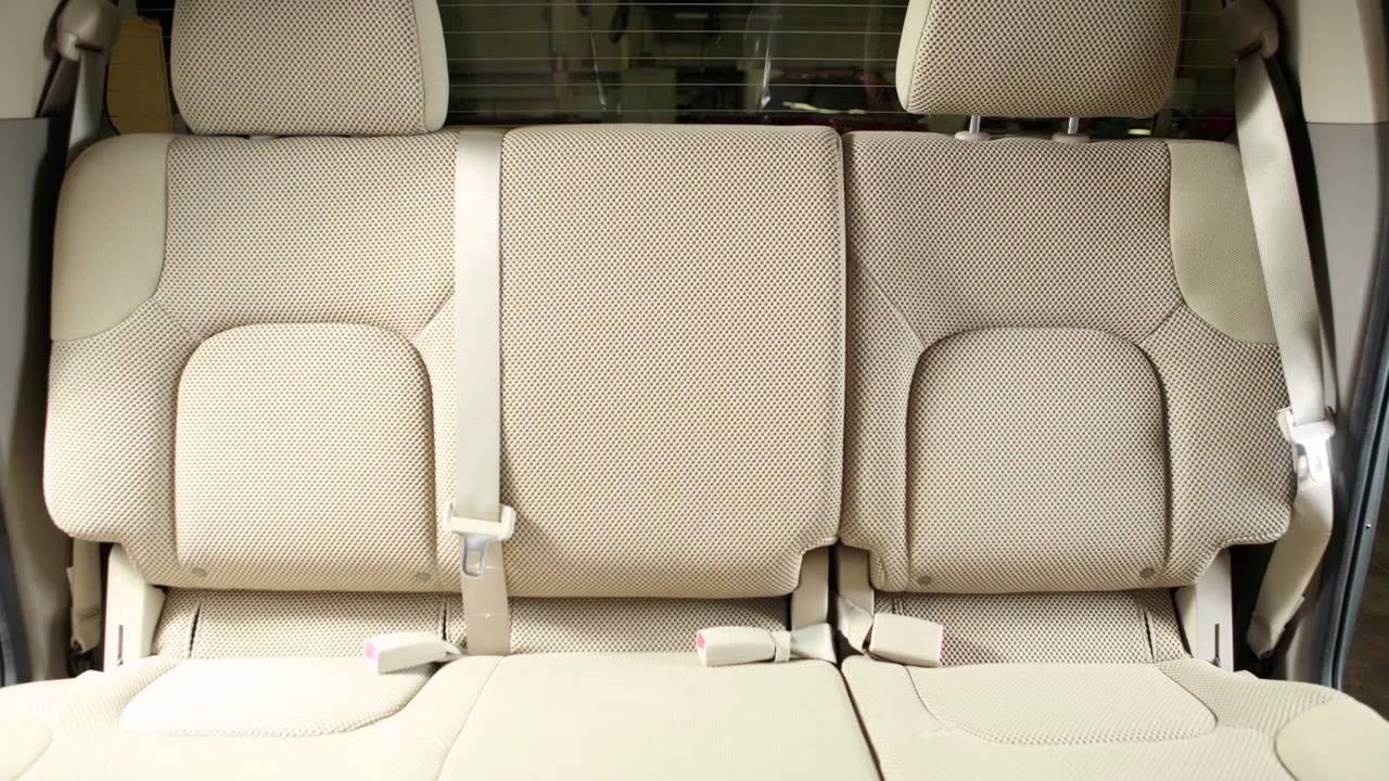 2014 NISSAN Frontier - Folding the Rear Bench/Jump Seats - YouTube