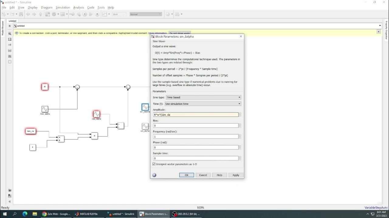 Ứng dụng phần mềm Matlab Simulink mô phỏng động học cơ cấu Piston-Trục ...
