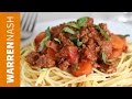 Spaghetti bolognese recipe  easy italian classic  recipes by warren nash