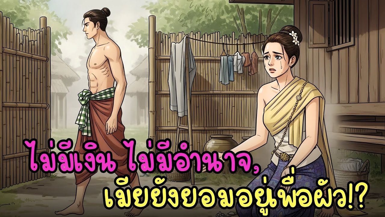 รักสามีจนเสียสติ ภรรยายอมหมดตัว ไร้เงิน ไร้เสียง และไร้ทางถอย |นิทานพื้นบ้านไทย