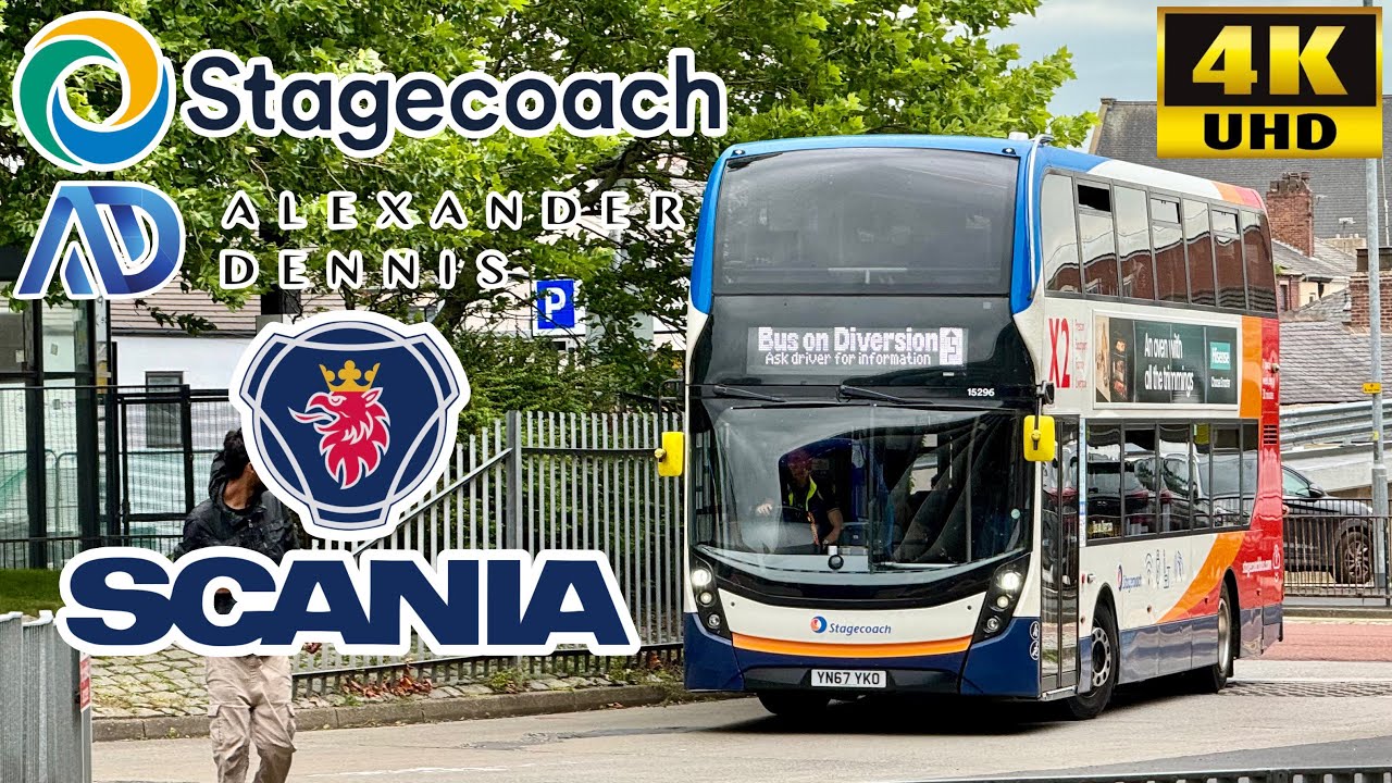 [Stagecoach Bus Lancashire: 280 Preston to Skipton, Whalley, Clitheroe, Earby] E400MMC Scania N250UD