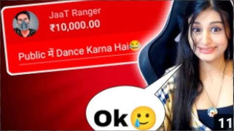 superchat prank on gril stremer video make by @jaat ranger