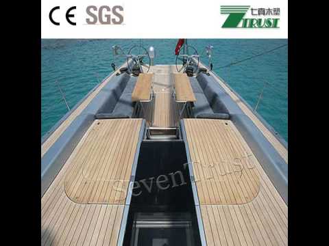 pontoon boat vinyl flooring - YouTube