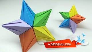 Star color paper - ORIGAMI