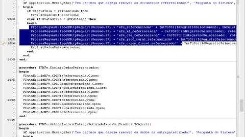 T2Ti ERP 2.0 - Lazarus - NF-e Parte 01 - 10 Janela NFe   Exclusões Internas
